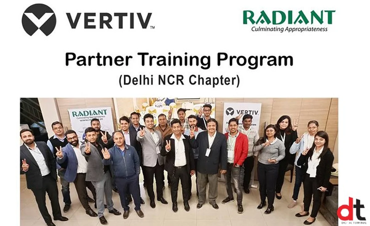 Vertiv India Successfully Hosted Partner Training Program in association with Radiant