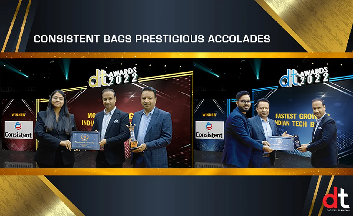 CONSISTENT Bags Most Selling Indian SSD Brand Honor at DT Awards 2022