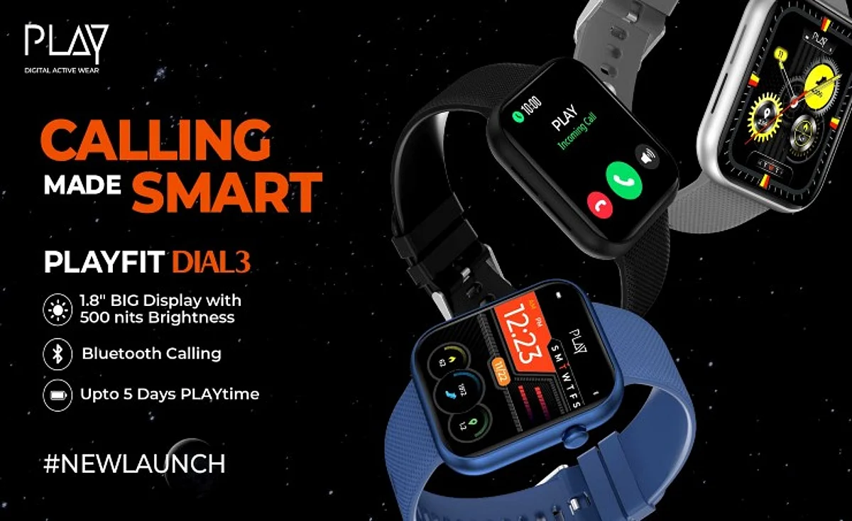 PLAYFIT Dial3 Made in India Smartwatch Launched in India