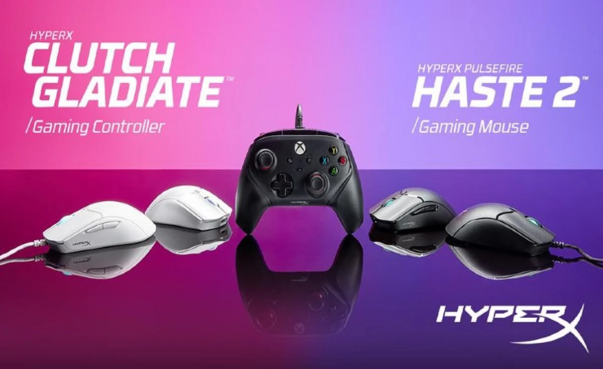 HyperX Expands its Product Line with Clutch Gladiate Wired Xbox Controller and Haste 2 Gaming Mouse