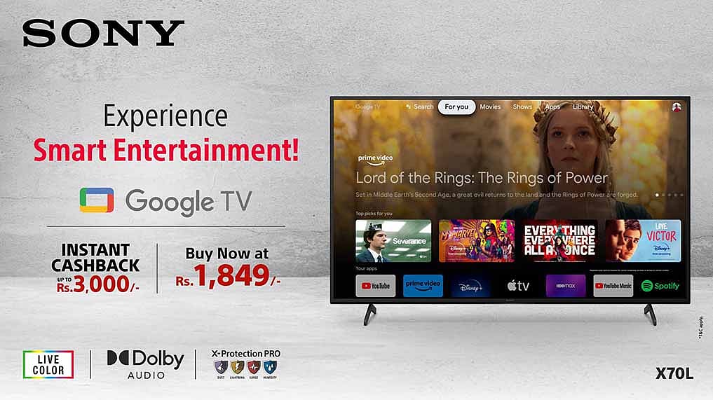 Sony Introduces BRAVIA X70L 4K UHD LED TV