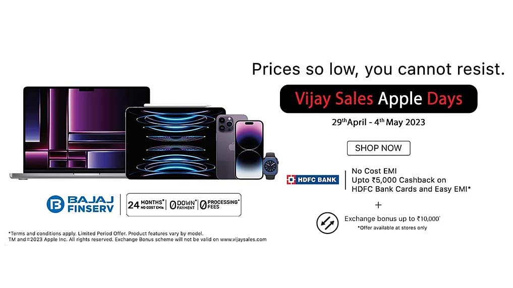 Vijay Sales is Back with Apple Days, Check All Details