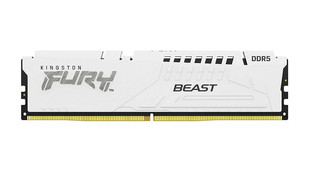 Kingston FURY Adds White Heat Spreaders to its DDR5 Memory Modules