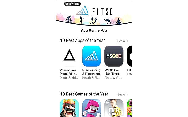 Fitso Apple India, Apple Most Popular App List, Fitso Fitness App, Best App ...