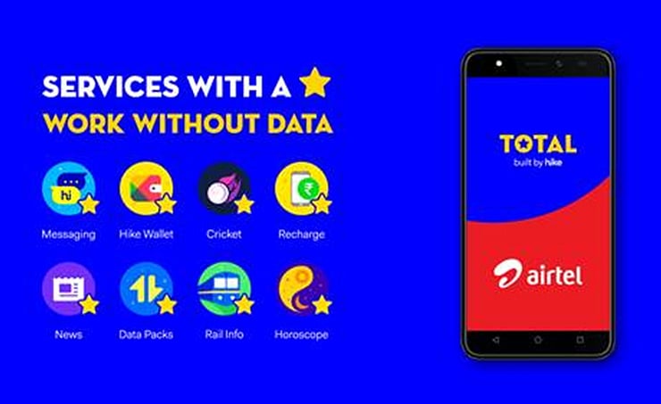 Hike India, Hike App, Hike Messenger, Hike Partners with Airtel, Airtel