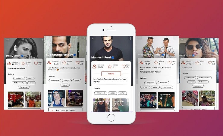 Celebfie App, Mobile App, Social Media Influencers, Bollywood Stars