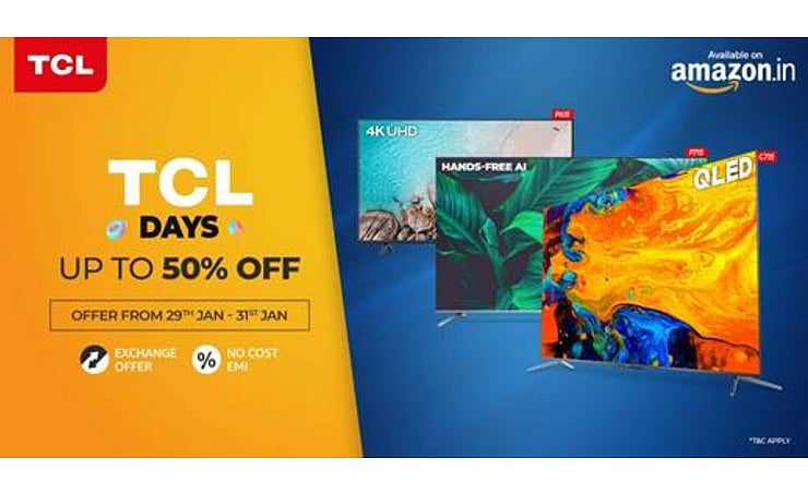 TCL, TCL India, TCL TV, Smart TV, TCL art sale, amazon, art sale, IT