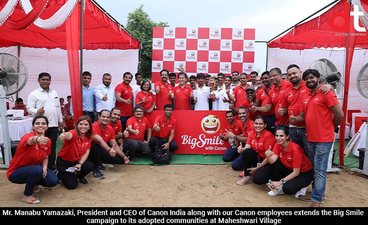 Canon India, canon campaign, Big Smile with Canon, Canon CSR activities ...