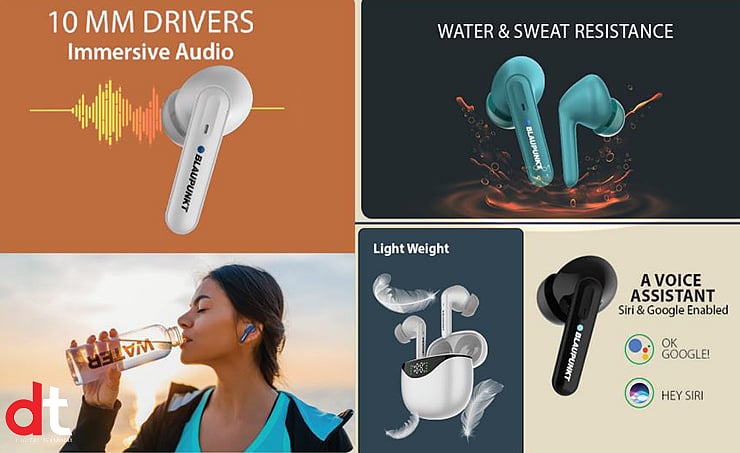 Blaupunkt India, Blaupunkt earbuds, Fast charging Buds, Blaupunkt