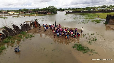 According to the Food and Agriculture Organization, in the worst-hit northern coastal areas of Peru, about 445,000 people are affected
Credit: UNICEF/Peru/VILCA