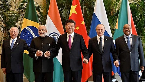 BRICS set up the New Development Bank in 2015 (via Wikimedia Commons) 