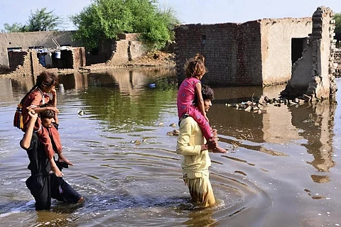 Floods in 2022 caused a third of Pakistan to be flooded. Photo: @UNOCHA / Twitter