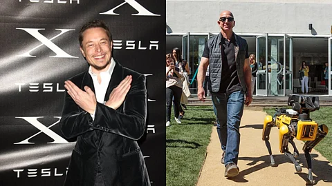 Photo: @elonmusk / X (formerly Twitter) and @jeffbezos / Instagram