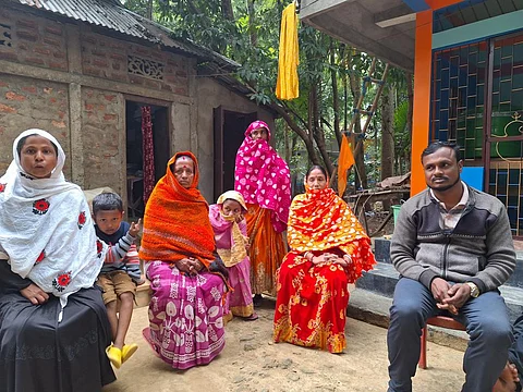 Residents of Gumra Grant, 500 metres away from the Bangladesh border, took refuge at nearby schools during the 2022 floods. Photo: Rohini Krishnamurthy