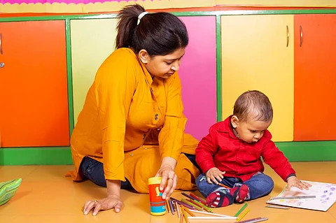 Universal access to childcare services is essential for achieving various societal objectives, including gender equality, child development and workforce participation. Photo for representation: iStock