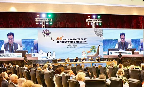 India is facilitating the first-ever working group discussions on Antarctic tourism. Photo: @moesgoi / X (formerly Twitter)