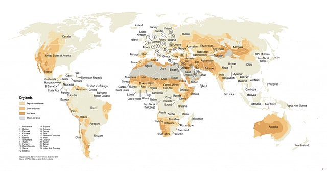 Losing land to desertification