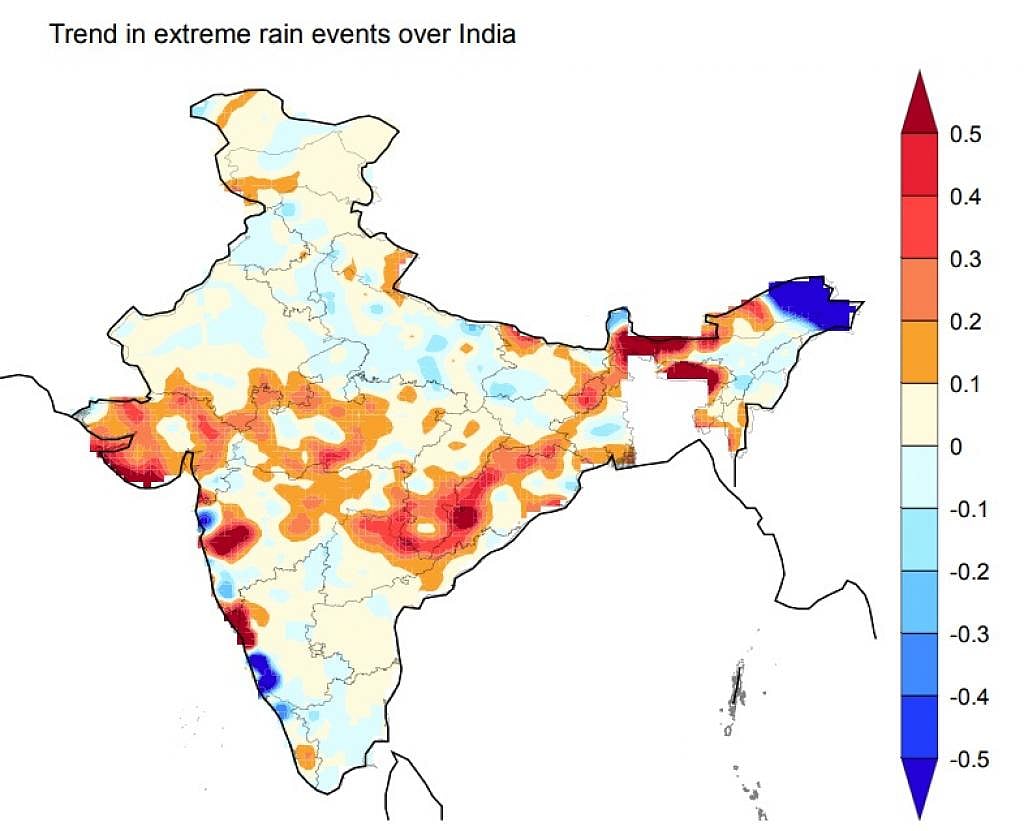 Three-fold increase in extreme rain events over central India: study