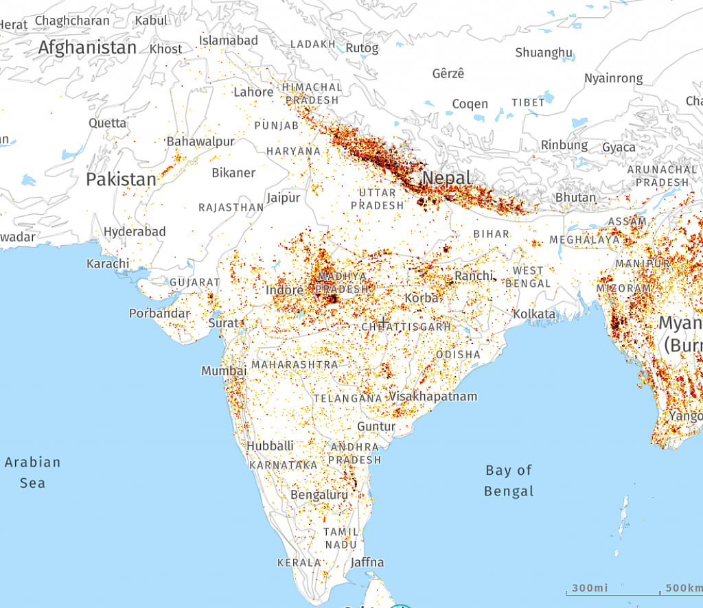 Forest fires in India: Alerts since April 1 nearly double that of 2020