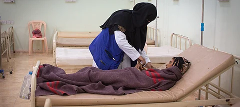 Yemen faces a cholera crisis; Arabian Peninsula country accounted for 35% of global cholera cases as of December 1: WHO