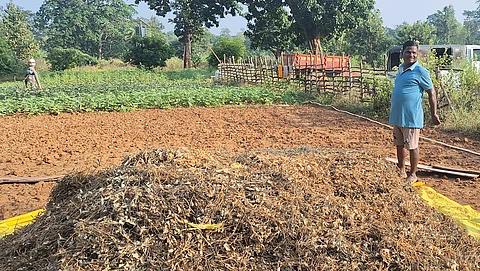 Channu Kunjam from Aalnar village is one of 10,000 farmers in Chhattisgarh’s Dantewada district to receive organic certification