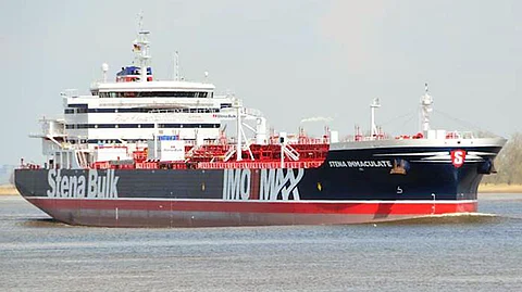 Stena Immaculate was laden with around 220,000 barrels of jet fuel at the time of the allision. 
