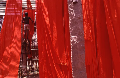 The dyeing process itself uses a variety of toxic chemicals, including heavy metals like lead, arsenic, and mercury, along with other hazardous substances such as azo dyes and fixatives. 

