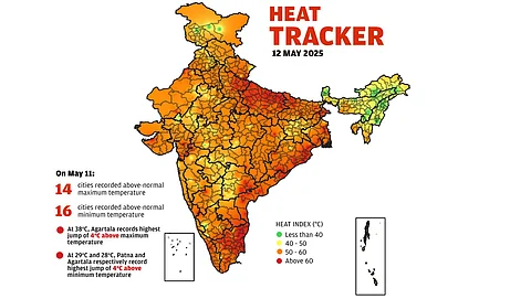 Daily heat tracker: Patna and Agartala record highest jump in minimum temperature
