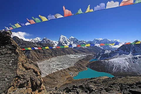 Ngozumpa glacier is the longest one in the Himalayas. 