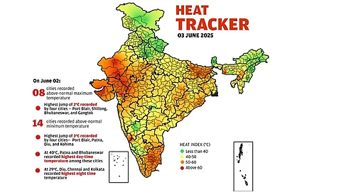 Daily heat tracker: Eight cities record above-normal maximum temperature