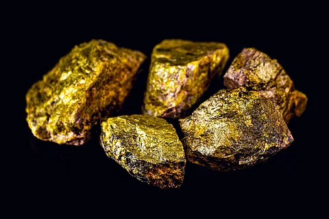 Uranium ore.