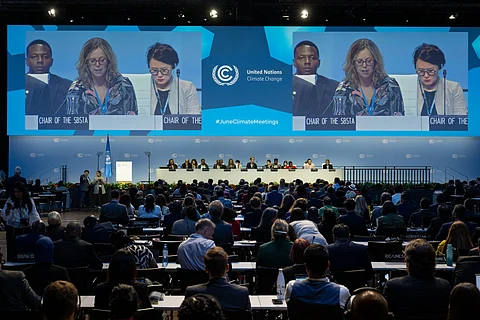COP29 Presidency at the opening plenary of Bonn Climate Conference.