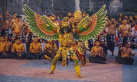 Like Hanuman, Garuda too is an exemplar of flight in Hinduism and has counterparts in other cultures