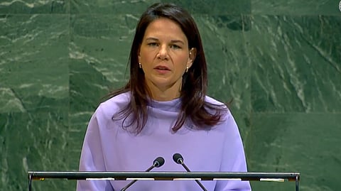 The event gathering marked the first major initiative led by Annalena Baerbock, newly elected as the fifth female President of the General Assembly