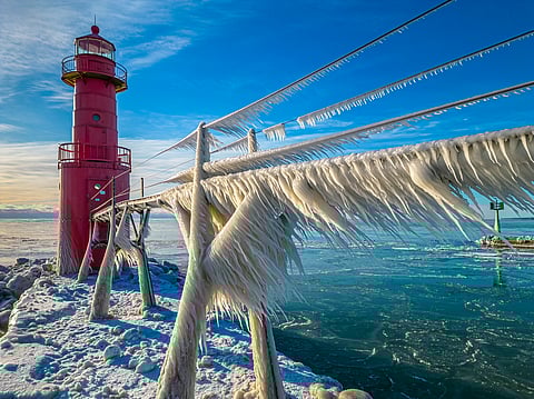 Warmer weather is leading to vanishing winters in North America’s Great Lakes