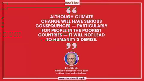 Volte-face on climate change