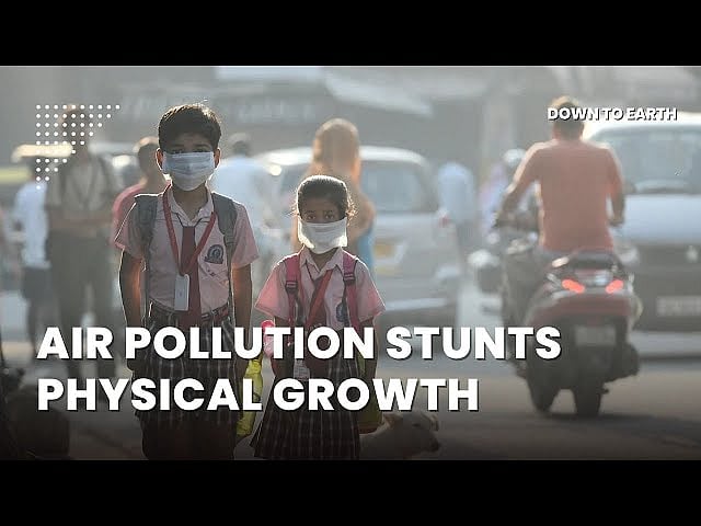 2022 research data show how air pollution stunts growth in children