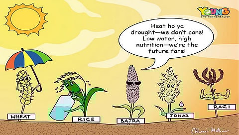 Gobar Times: Millets, the future fare