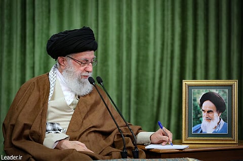 Iranian Supreme Leader Ayatollah Ali Khamenei.
