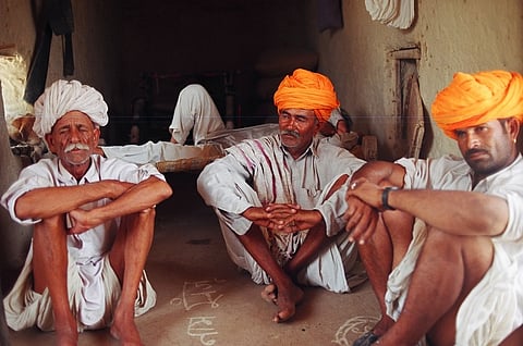 A panchayat in rajasthan. 