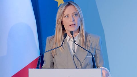 Only 28 countries worldwide are currently led by women. Pictured: Giorgia Meloni, Prime Minister of Italy.