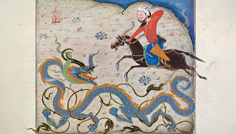 There is a dragon atop Iran’s Mount Damavand. Here is how its legend is connected to a story from the Rig Veda