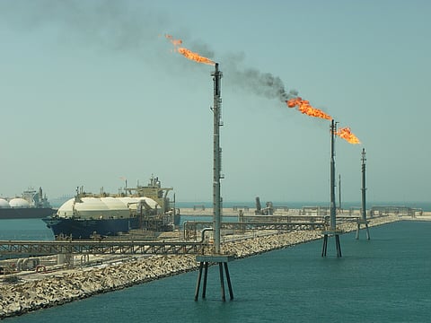 Destruction of two LNG trains at Qatar’s Ras Laffan Industrial City has cut capacity by nearly 12.8 million tonnes per year. Seen here: Ras Laffan LNG terminal in 2012.