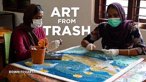 How Kochi is repurposing ghost nets to make Van Gogh paintings