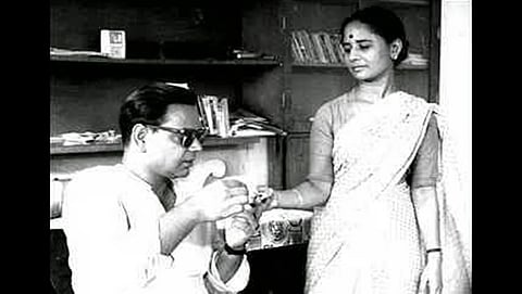 Rajendra Yadav and Mannu Bhandari