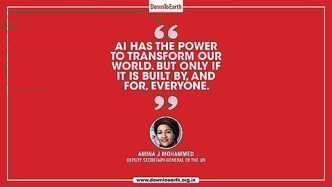 - Amina J Mohammed, Deputy Secretary-General of the UN