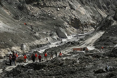 उत्तराखंड के चमोली जिले में साल 2021 में आई आपदा की फाइल फोटो: विकास चौधरी 