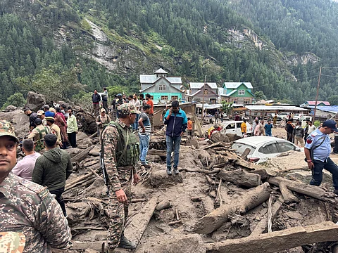 किश्तवाड़ के चिशोती गांव में आई त्रासदी में अब तक 65 शव मिल चुके है। फोटो: आसिफ इकबाल