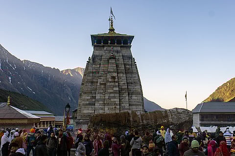 उत्तराखंड के रुद्रप्रयाग जिले में स्थित श्री केदारनाथ धाम; फोटो: आईस्टॉक