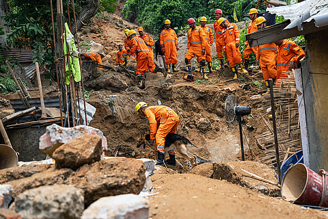 गुवाहाटी में भूस्खलन से हुई तबाही; फोटो: आईस्टॉक